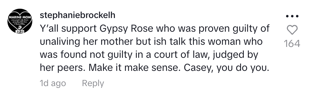 Comments on agirlnamedmikee post about Casey Anthony